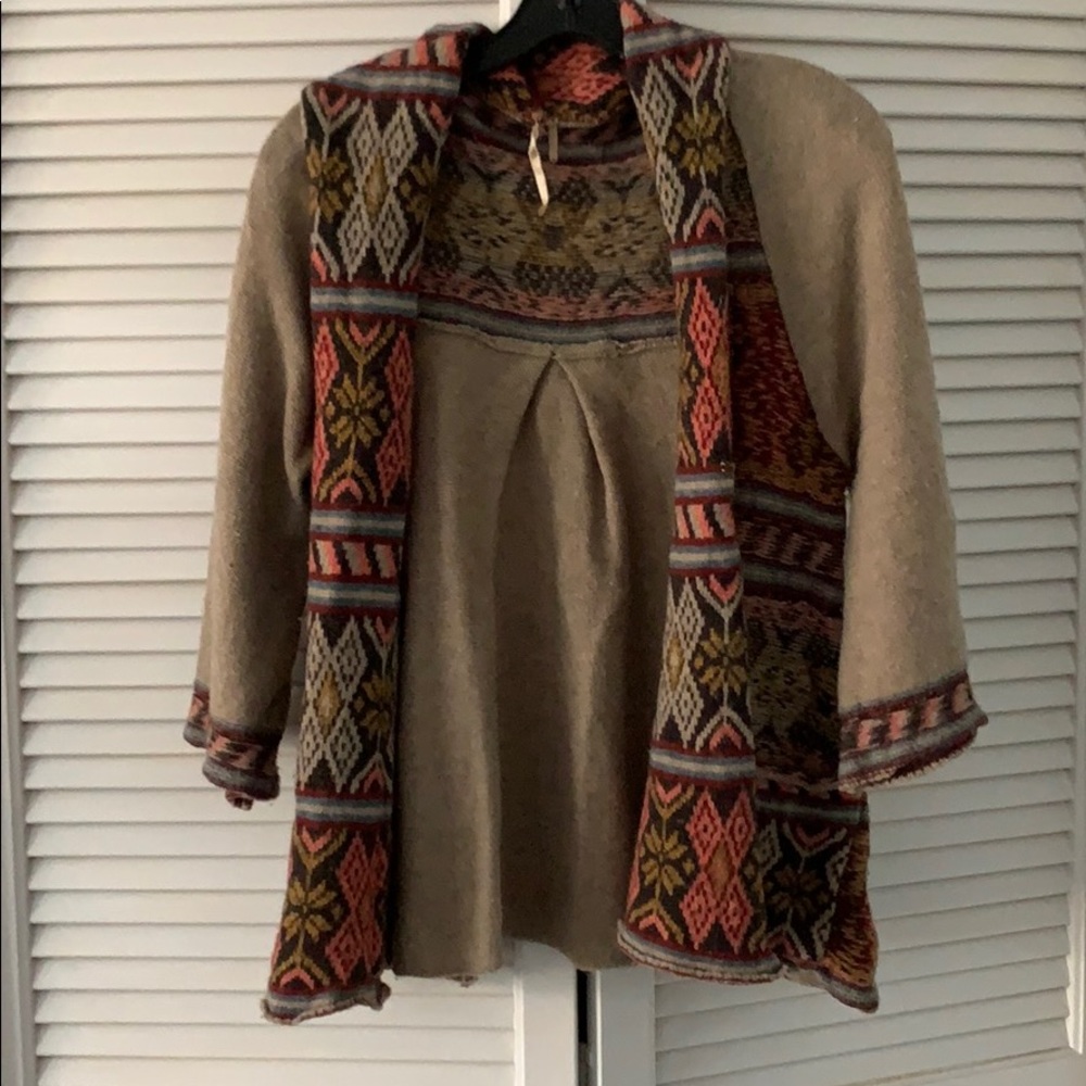 Free People Wool Cardigan